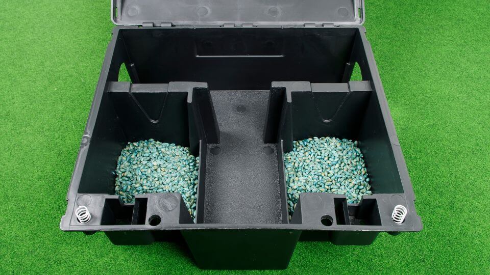 a bait station for outdoor use