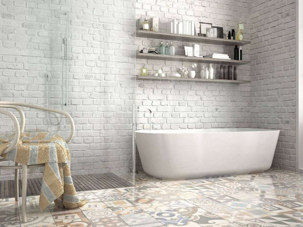 a clean bathroom